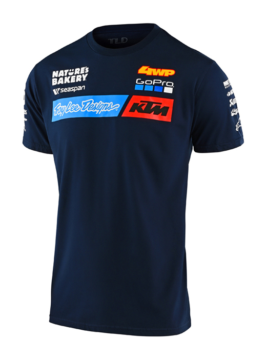 25% Korting - Troy Lee Designs 2020 Team KTM Kinder T-shirt - Navy